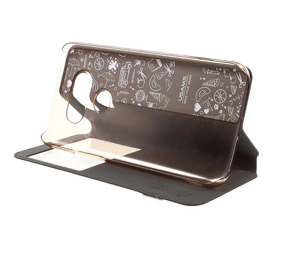 Bao da LG G5 F700 có cửa sổ view (hiệu USAMS, Muge Series) Bao da LG G5 F700 có cửa sổ view (hiệu USAMS, Muge Series)